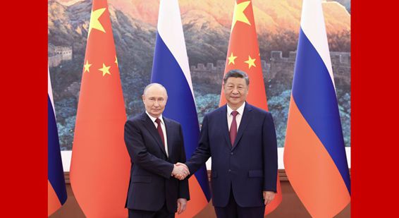 习近平同俄罗斯总统普京会谈